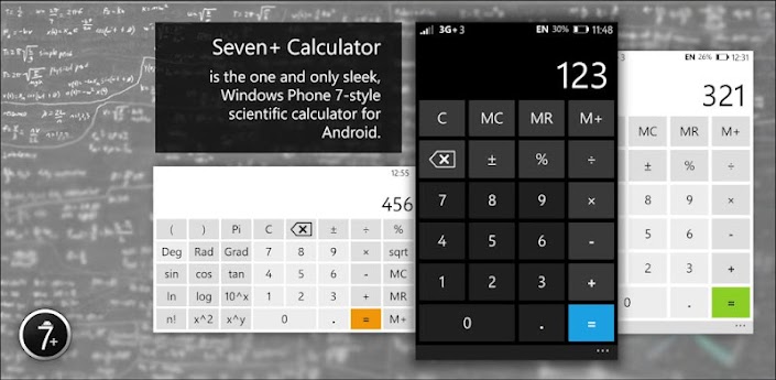 Seven+ WP7 Calculator