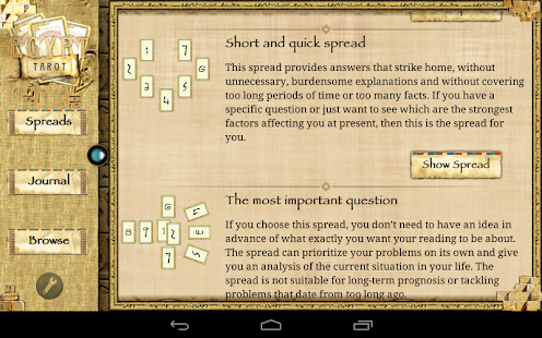 Egypt Tarot HD Screenshots 8