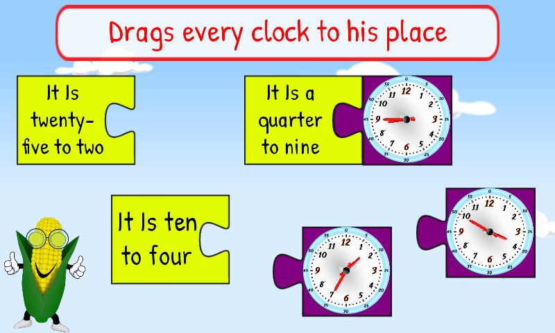 Telling Time Kids 1st Grade - Android Apps on Google Play