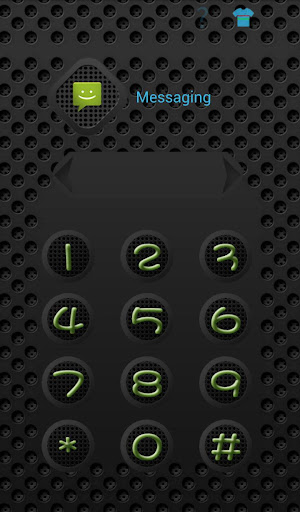 HI AppLock BlackGrid Theme