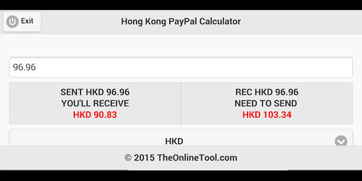 【免費財經App】Hong Kong PayPal™ Calculator-APP點子