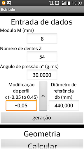 Entalhado estriado