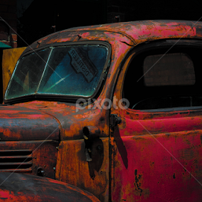 Rusted Out Pick-Up Truck #2 by Dallas Landriault - Transportation Automobiles
