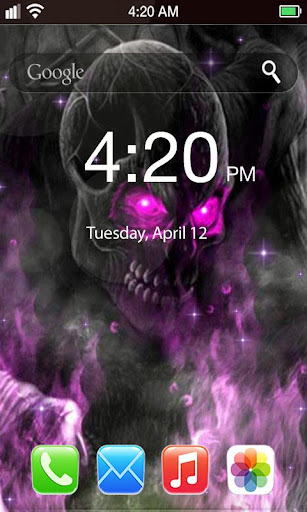 Hell Skeleton Live Wallpaper