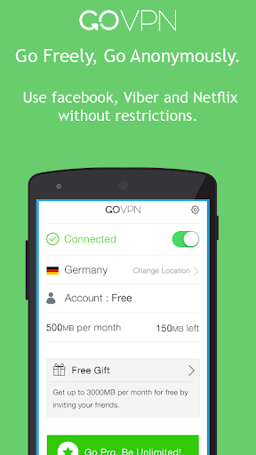 GoVPN free VPN for Android