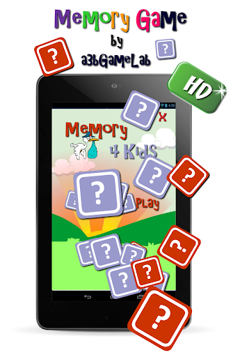 Memory game for kids