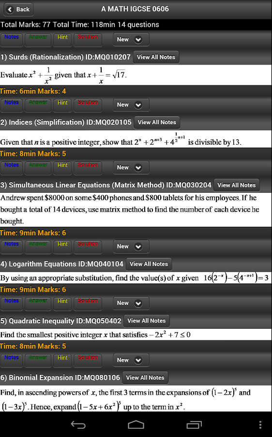bank in exam math Android Math Item  Google Apps on Math) Play  (Add Bank