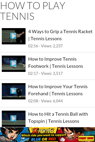 How to Play Tennis