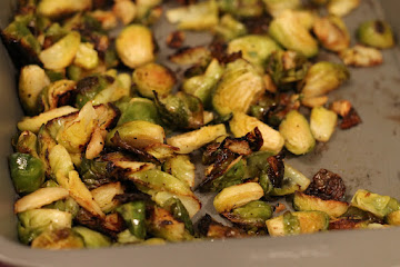 Roasted Garlic Brussels Sprouts