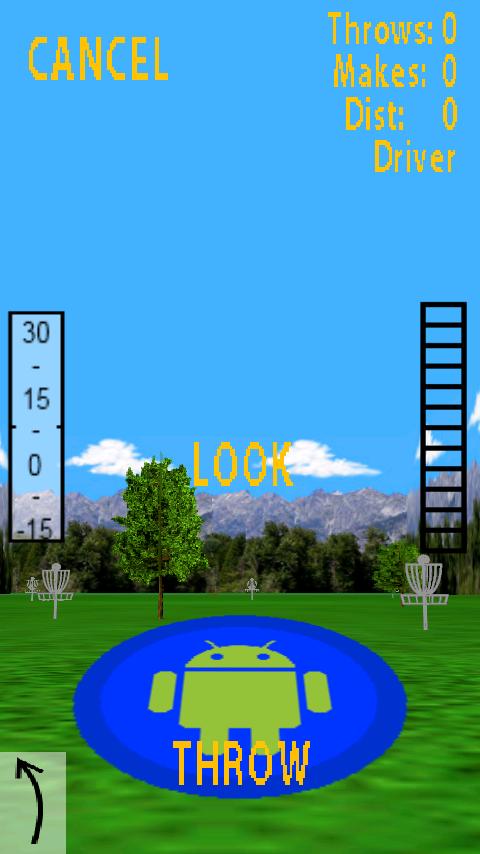 Android application Droid Disc Golf screenshort