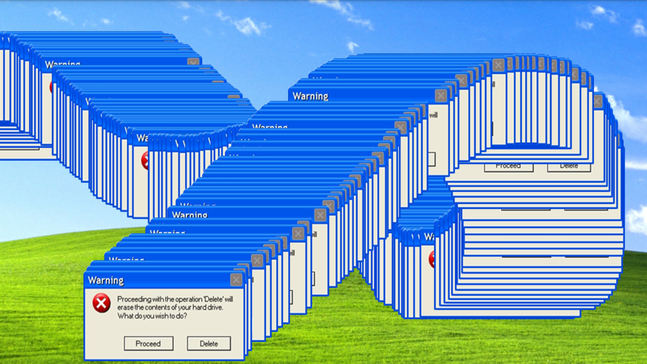 Android application XP Errors screenshort