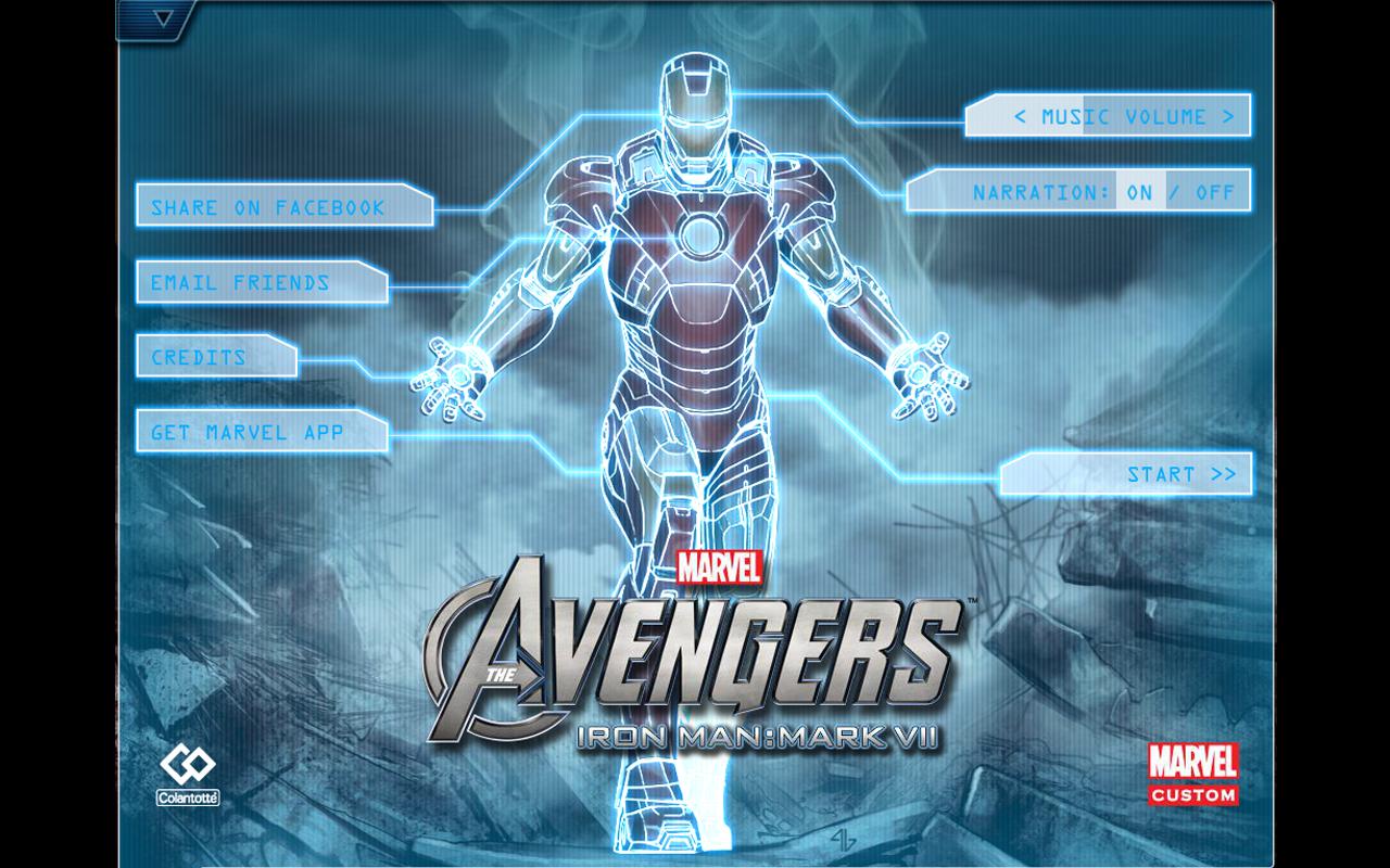 Android application The Avengers-Iron Man Mark VII screenshort