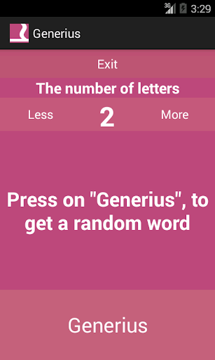 【免費工具App】Generius random words-APP點子