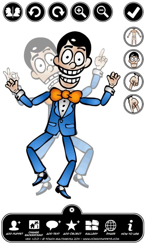 Comic Puppets Lite Screen 3