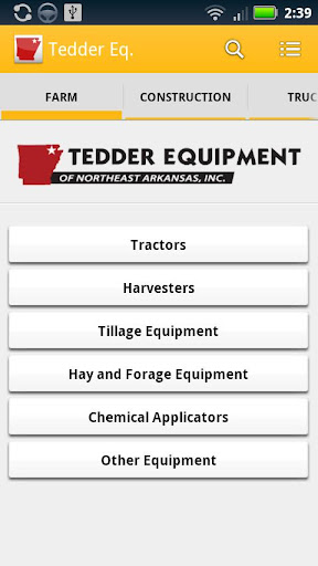 Tedder Equipment