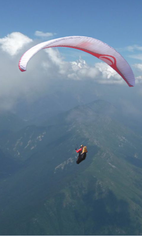 Paragliding živá tapeta - screenshot