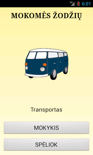 Mokomes zodziu: transportas