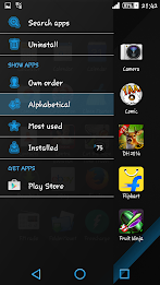 XZ Blue On Black Theme Xperia poster 6