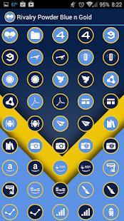 Free Download Rivalry Powder Blue n Gold APK for PC