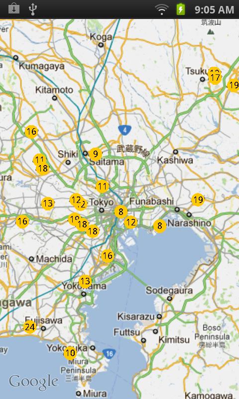 Radiation Map Tracker Screen 3