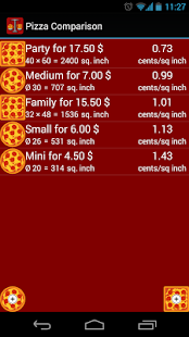 Free Download Pizza Comparison APK