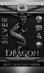 Free Download NEXT theme dragon silver APK for Android