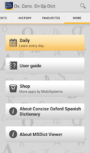Concise Oxford Spanish Dict Screenshots 17