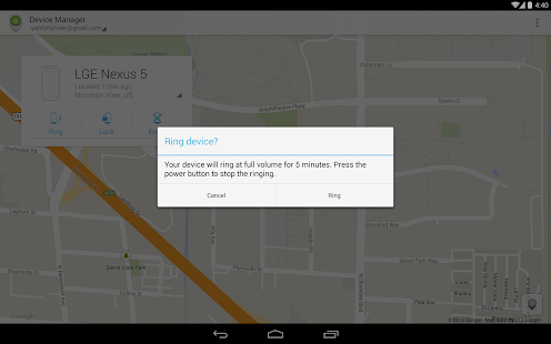 Android Device Manager - screenshot thumbnail