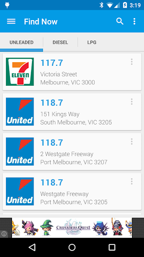 Melbourne Fuel Price