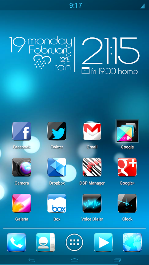 Kitkat material glow HD icons - screenshot