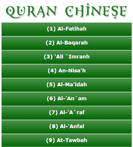 Quran Chinese