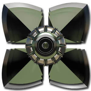 Next Launcher Theme Evergreen logo
