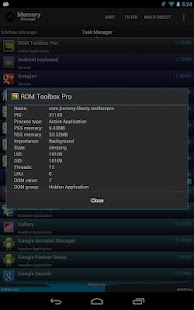 Memory Manager Screenshot
