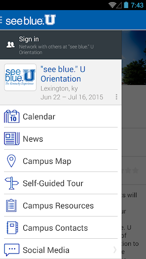 see blue. U Orientation