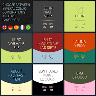 Fuzzy Face - Word Watch Face Screenshots 1