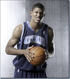 Morris Almond at the Official NBA Rookie Photo shoot back in 2007