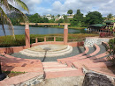 Patillas - Small Plaza At The Lake