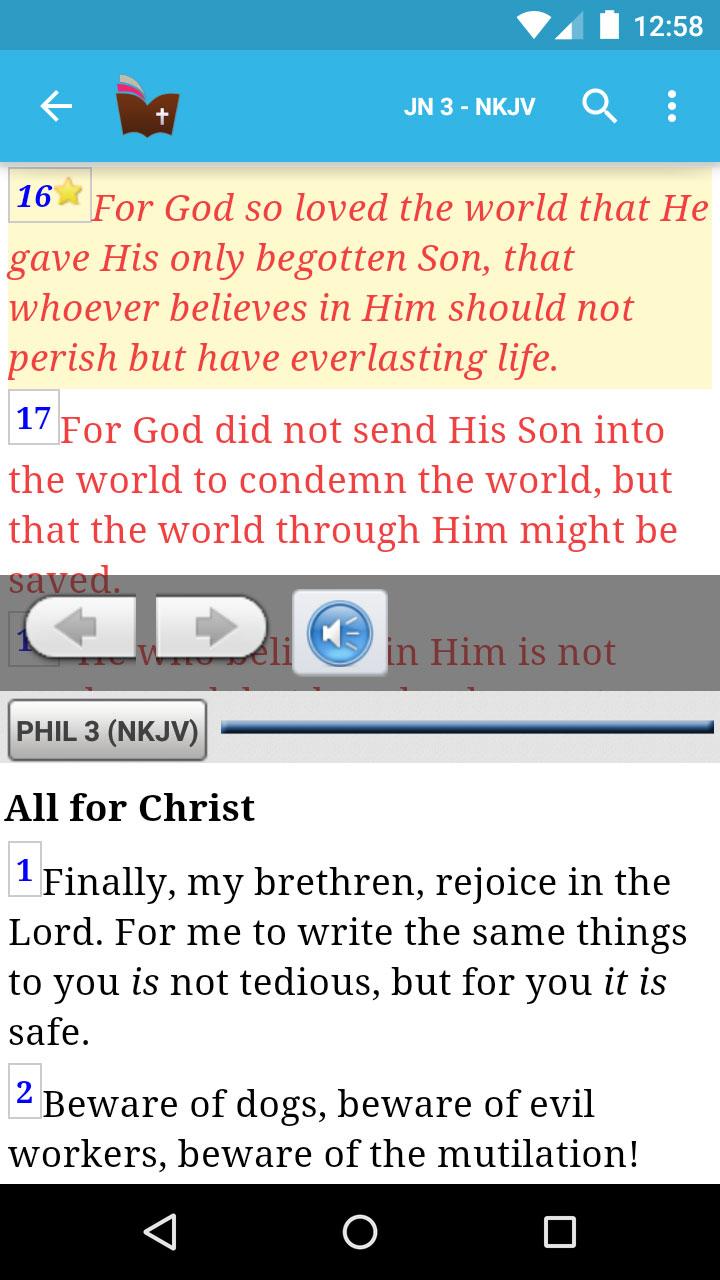 Live Bible pro Screen 3
