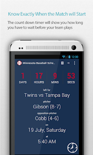 Minnesota Baseball SchedulePro Screenshots 0