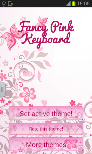 Keyboard Fancy Pink