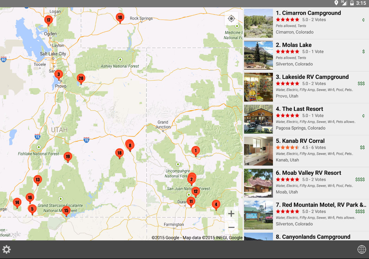 Rv Park Map Usa | My blog