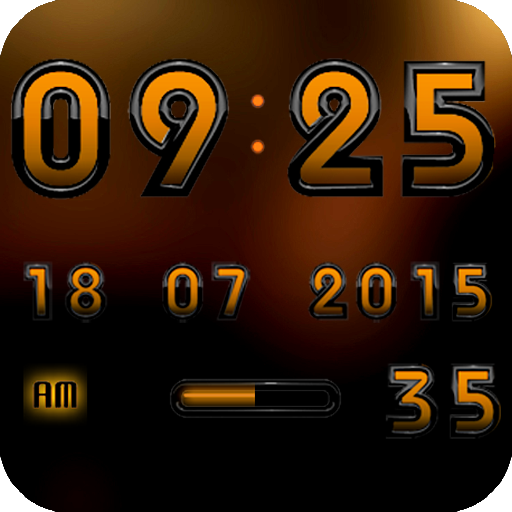 Digital Clock Android Kaio LOGO-APP點子