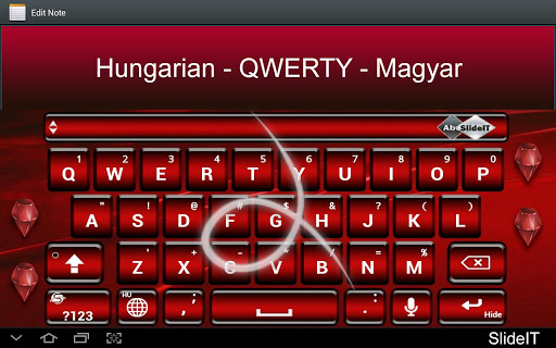 SlideIT Hungarian QWERTY Pack