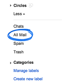 All Mail label