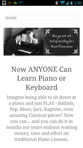 Piano Lesson -Blueprint Free