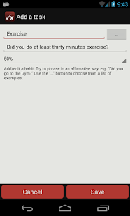 Task:Life Performance Tracker - screenshot thumbnail