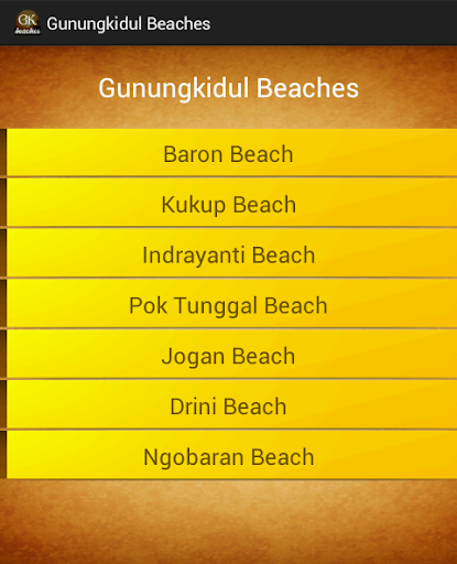 Gunungkidul Beaches Tourism