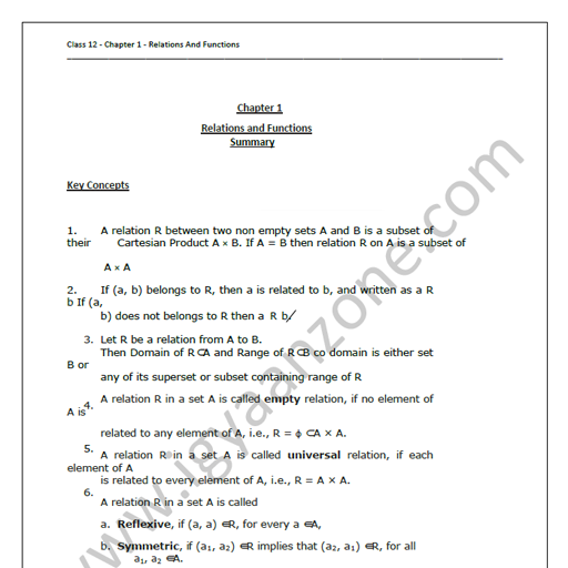 CBSE Mathematics Std 12