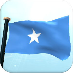 Somalia Flag 3D Live Wallpaper