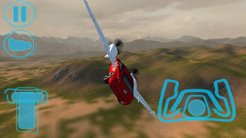 Flying Car Free: Mountain Fly Screen 3